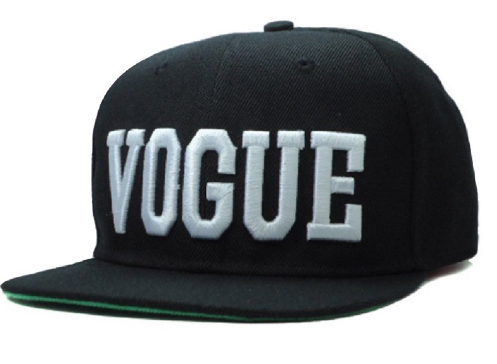 Cool Kings Black Letter Vogue Snapback Cap Hat For Men And Women Baseball Cap